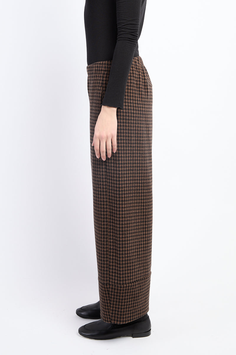 Brushed Vichy Trousers