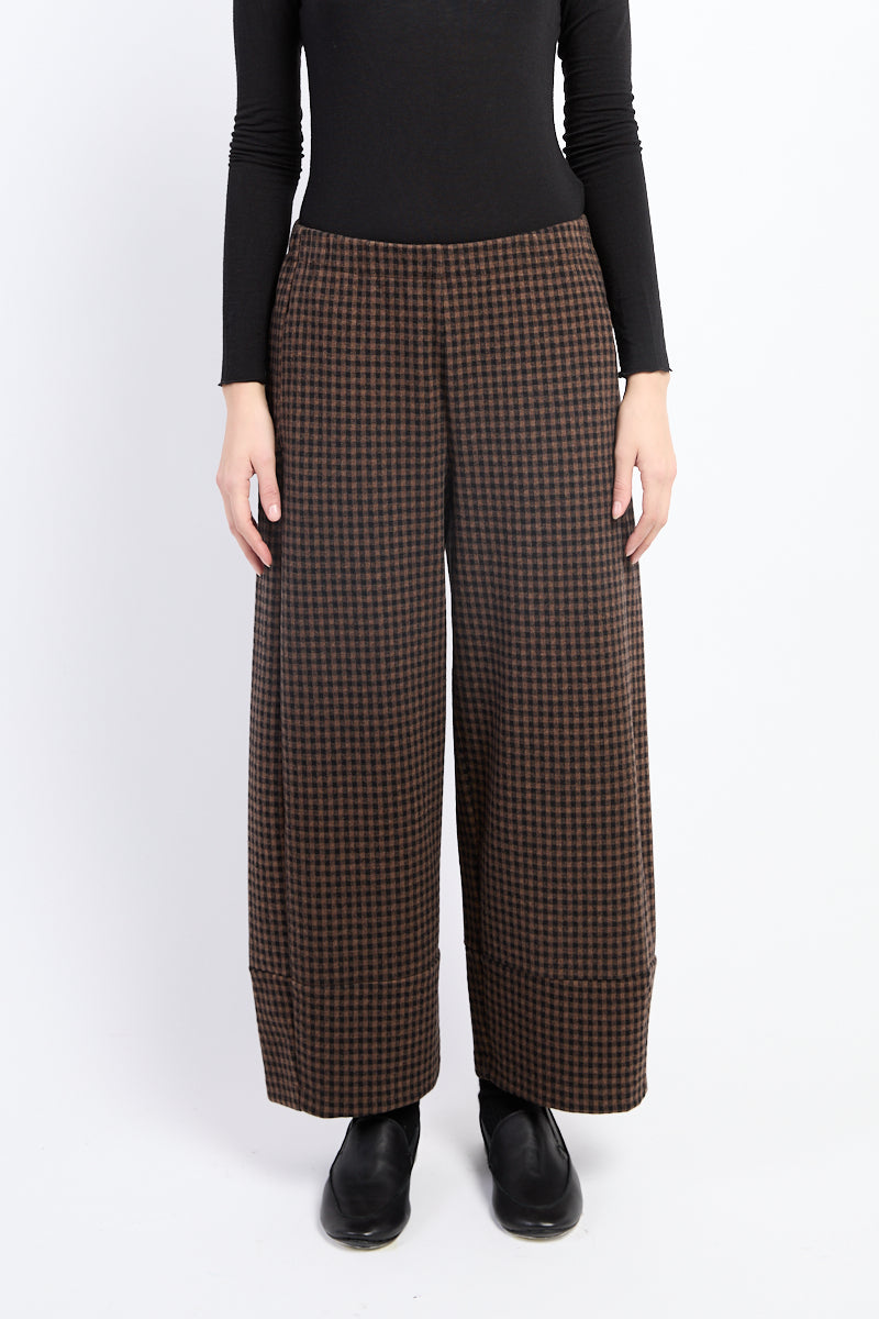 Brushed Vichy Trousers
