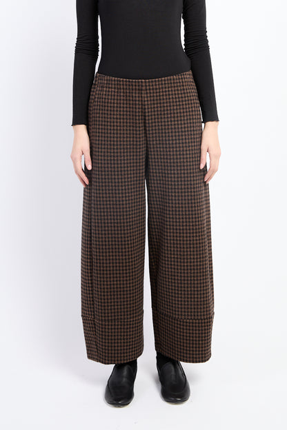 Brushed Vichy Trousers