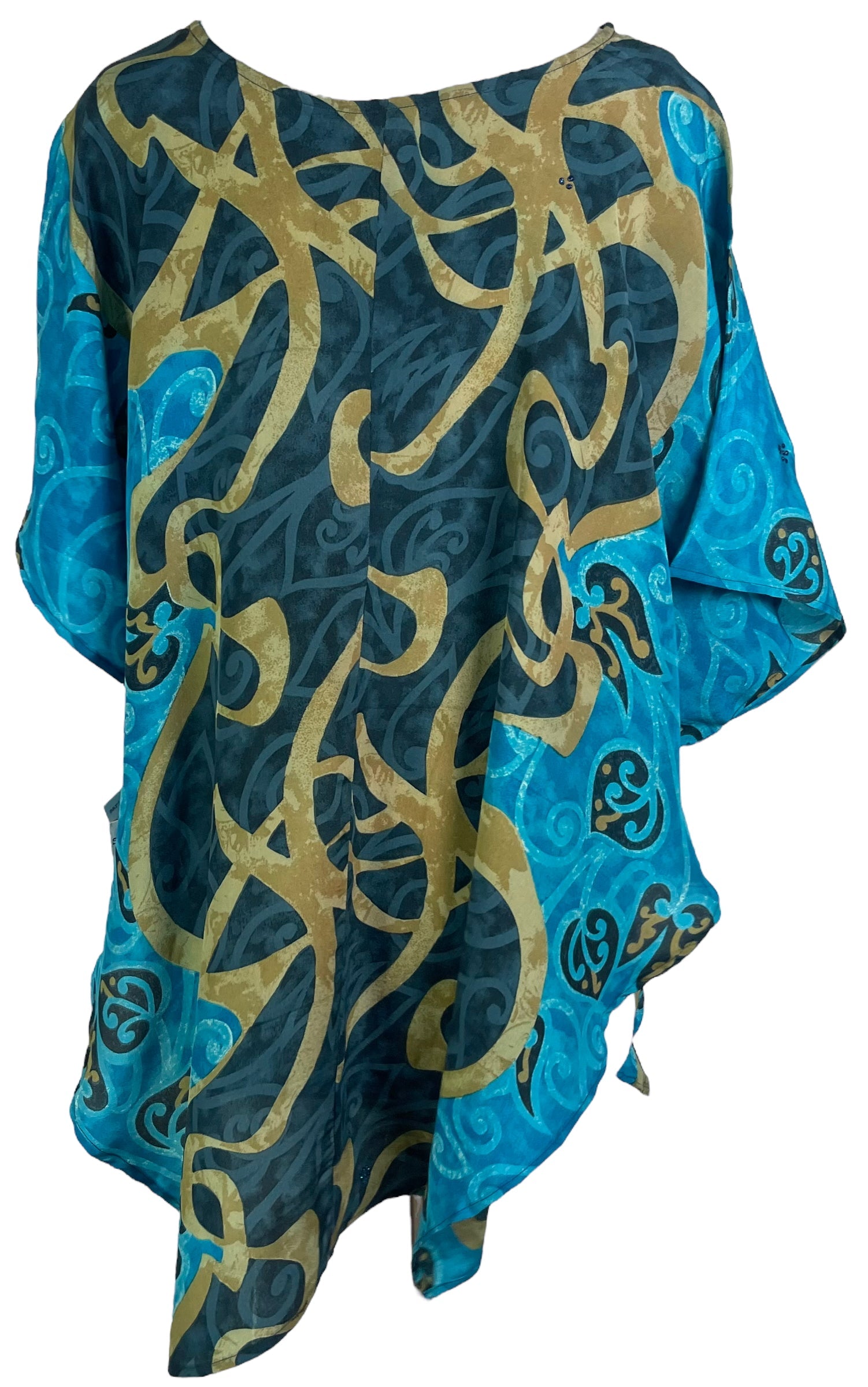 sariKNOTsari  PRC6247 Avatar Pure Silk Waterfall Top
