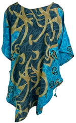 Load image into Gallery viewer, sariKNOTsari  PRC6247 Avatar Pure Silk Waterfall Top

