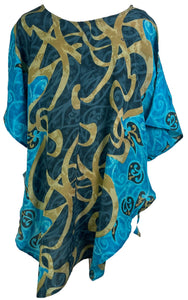 sariKNOTsari  PRC6247 Avatar Pure Silk Waterfall Top