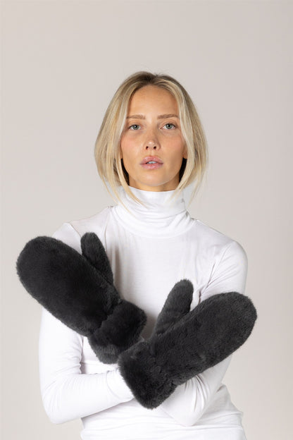 Faux Fur Luxe Mittens