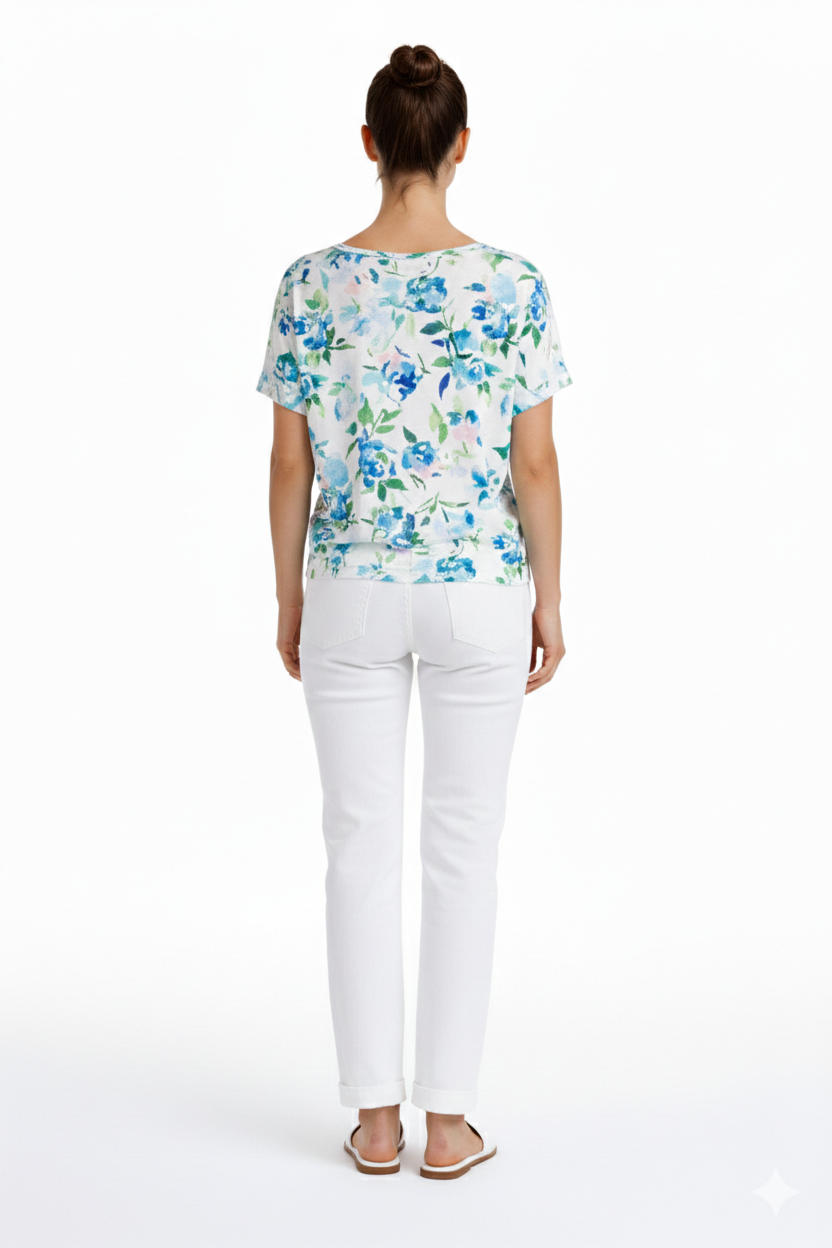 PREMIUM COLOURED  STRAIGHT LEG DENIM IN WHITE