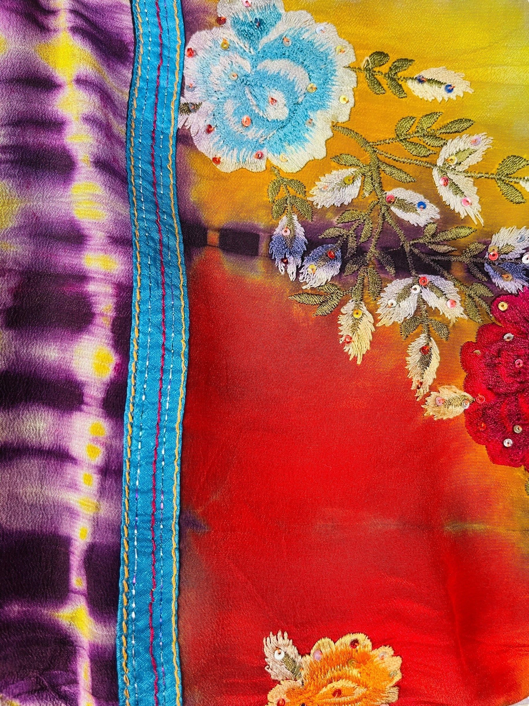 sariKNOTsari  PRC7375 Avatar Reversible Pure Silk Jiva Jacket