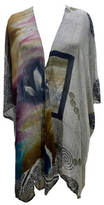 Load image into Gallery viewer, SARIKNOTSARI - SHEER AVATAR PURE SILK CARDIGAN
