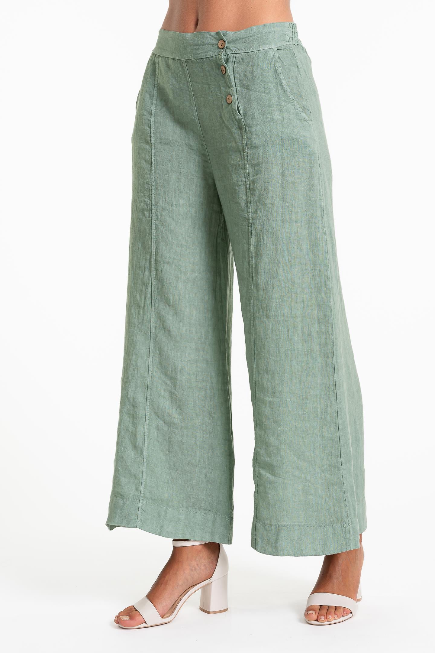 LINEN LUV - WIDE LEG PANT