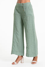 Load image into Gallery viewer, LINEN LUV - WIDE LEG PANT
