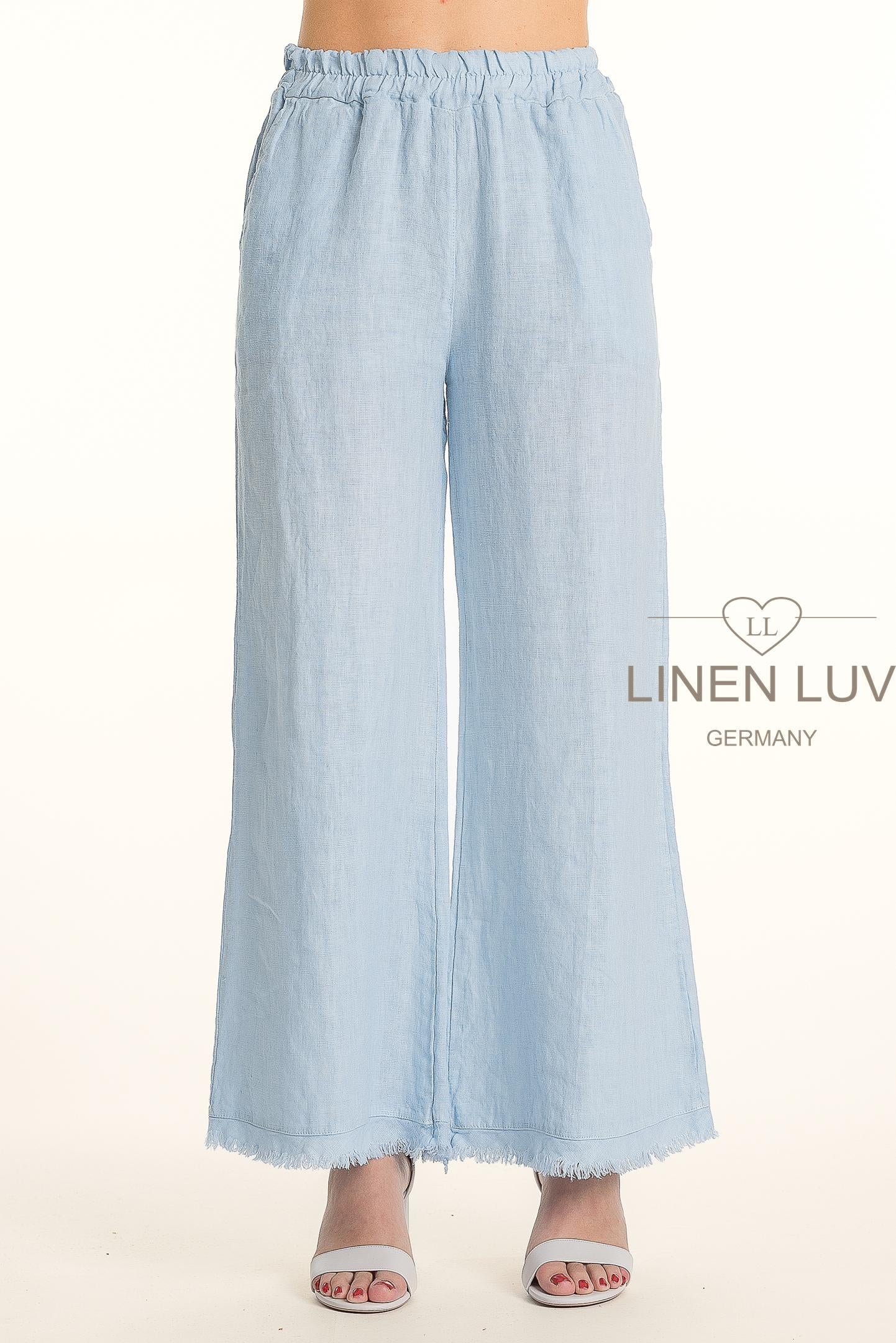 French Linen Wide Leg Pant - Suttles & Seawinds