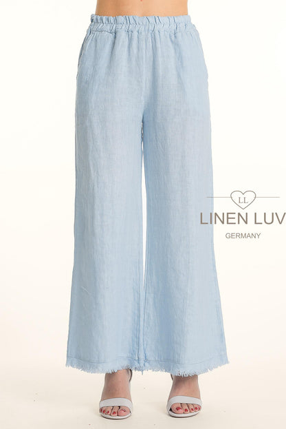 French Linen Wide Leg Pant - Suttles & Seawinds