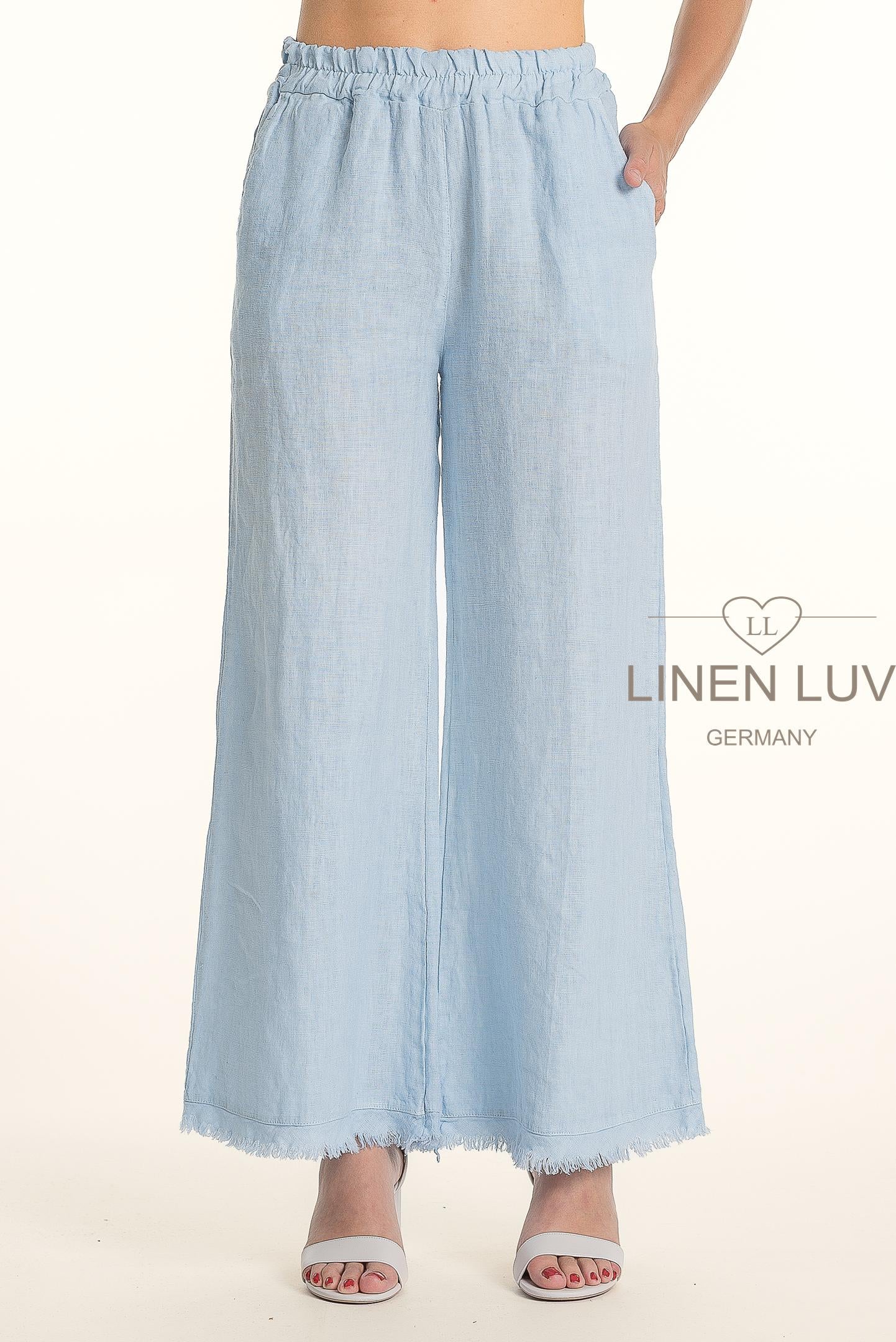French Linen Wide Leg Pant - Suttles & Seawinds