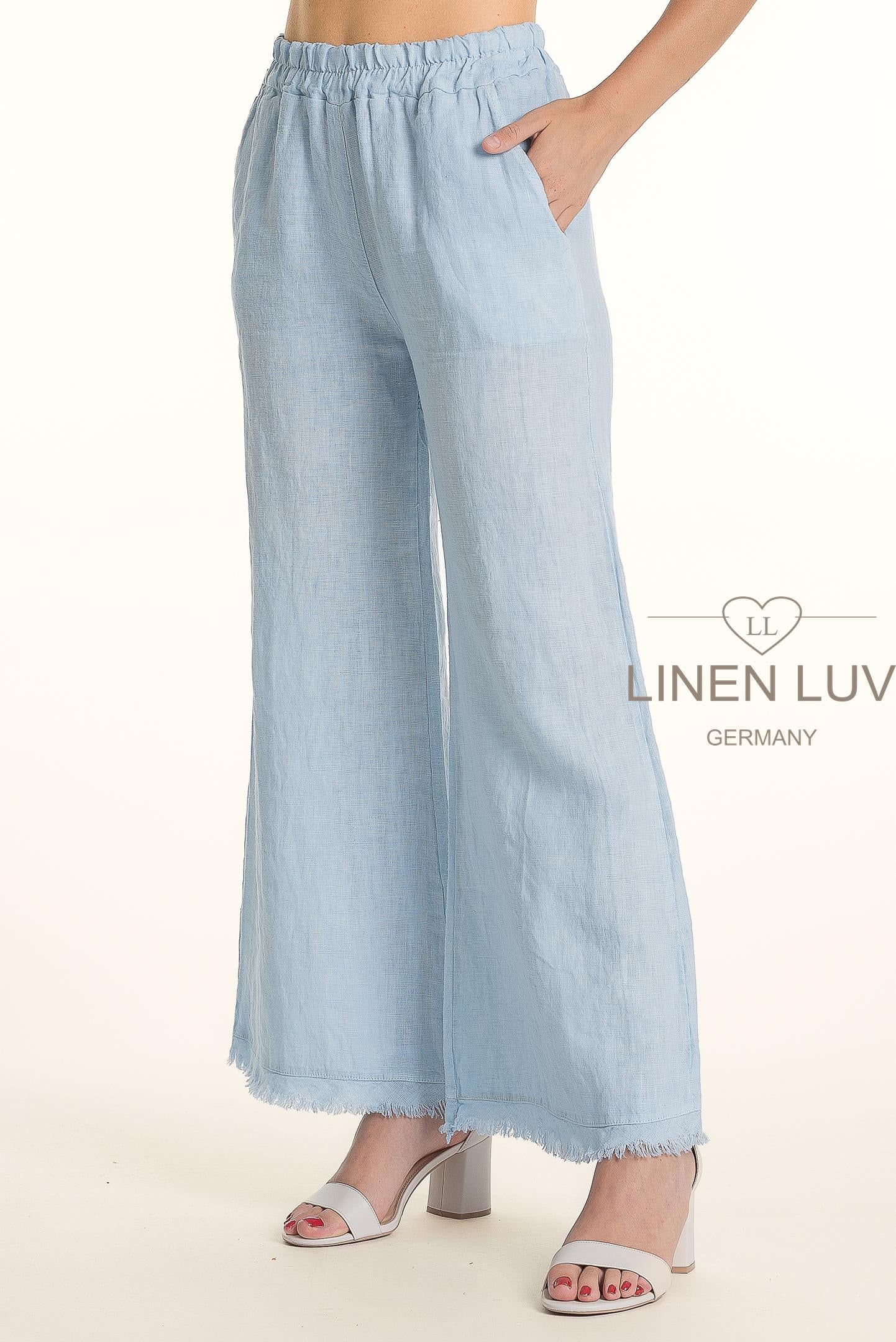 French Linen Wide Leg Pant - Suttles & Seawinds