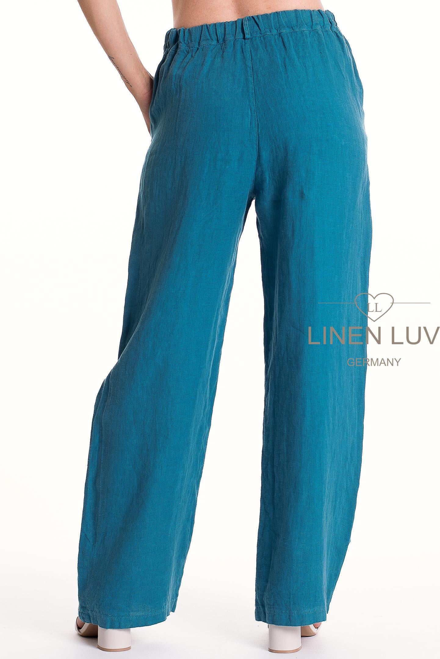 French Linen Button Front Classic Pant - Suttles & Seawinds