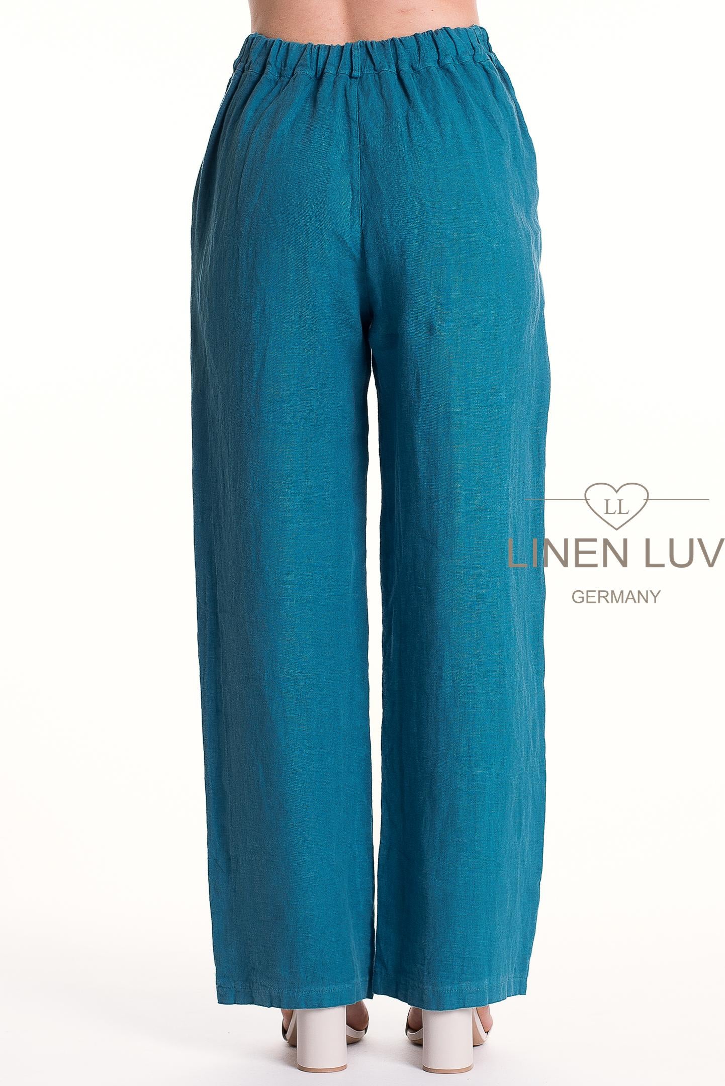 French Linen Button Front Classic Pant - Suttles & Seawinds