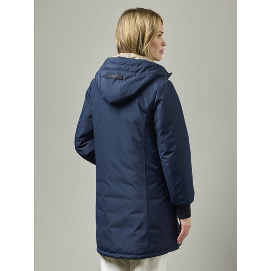 JUNGE Patricia Reversible Coat Navy - Alternate View
