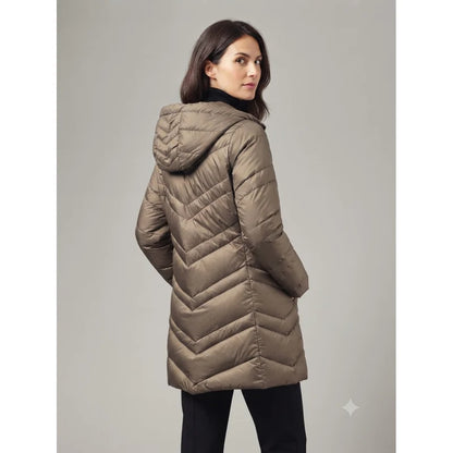 Phillipa 3/4 Length Light Down Coat
