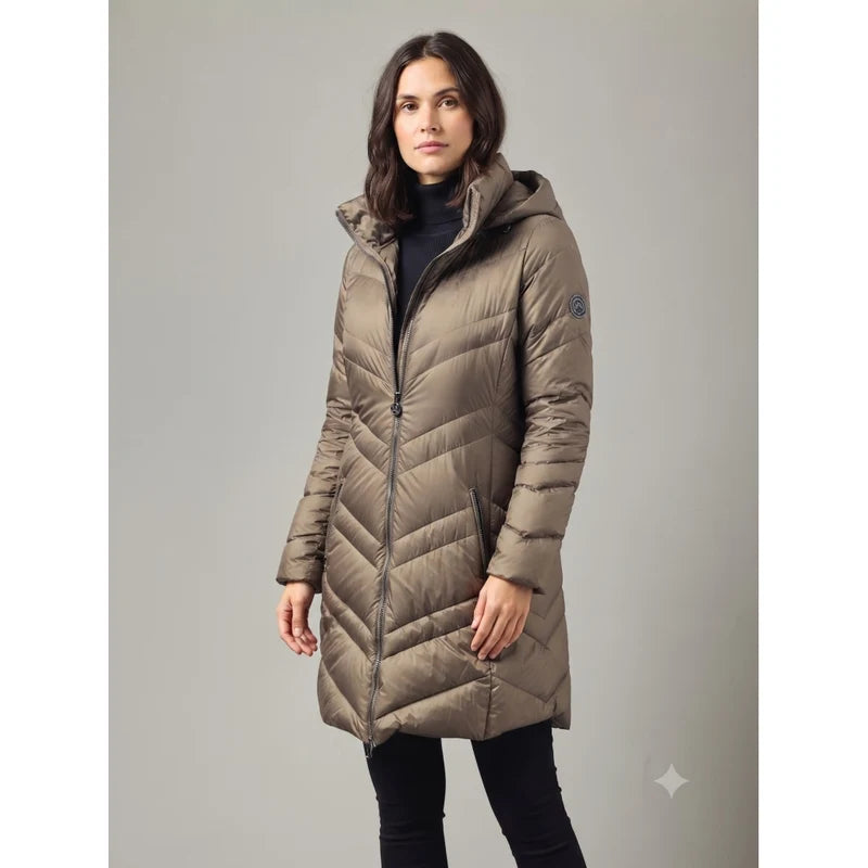 Phillipa 3/4 Length Light Down Coat