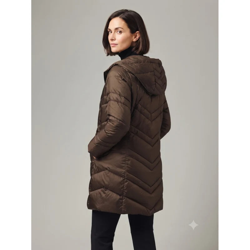 Phillipa 3/4 Length Light Down Coat