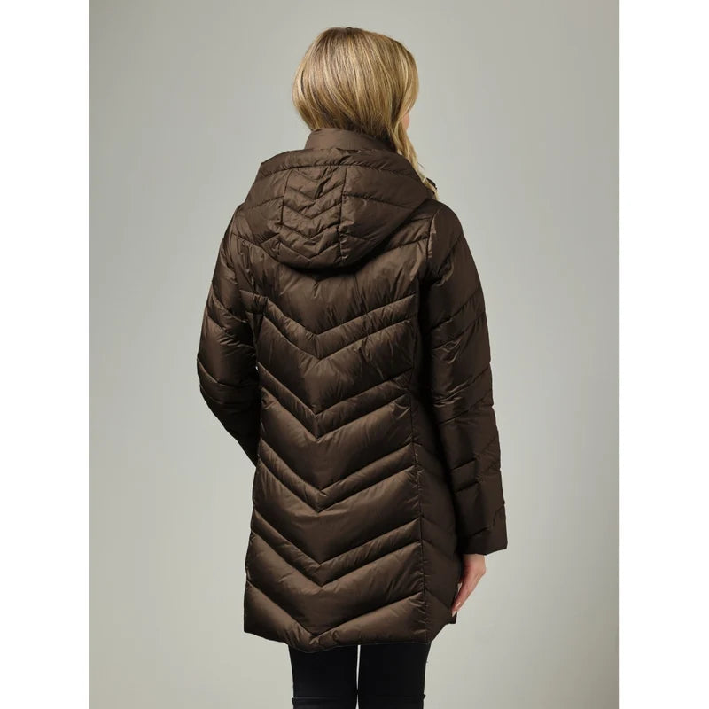 Phillipa 3/4 Length Light Down Coat