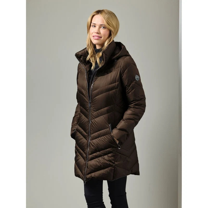 Phillipa 3/4 Length Light Down Coat