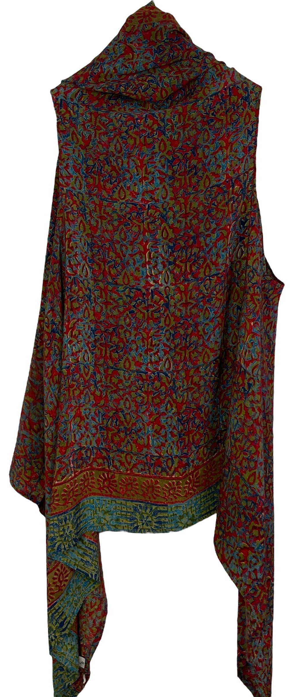 sariKNOTsari  PRC6910 Avatar Pure Silk Versatile Vest