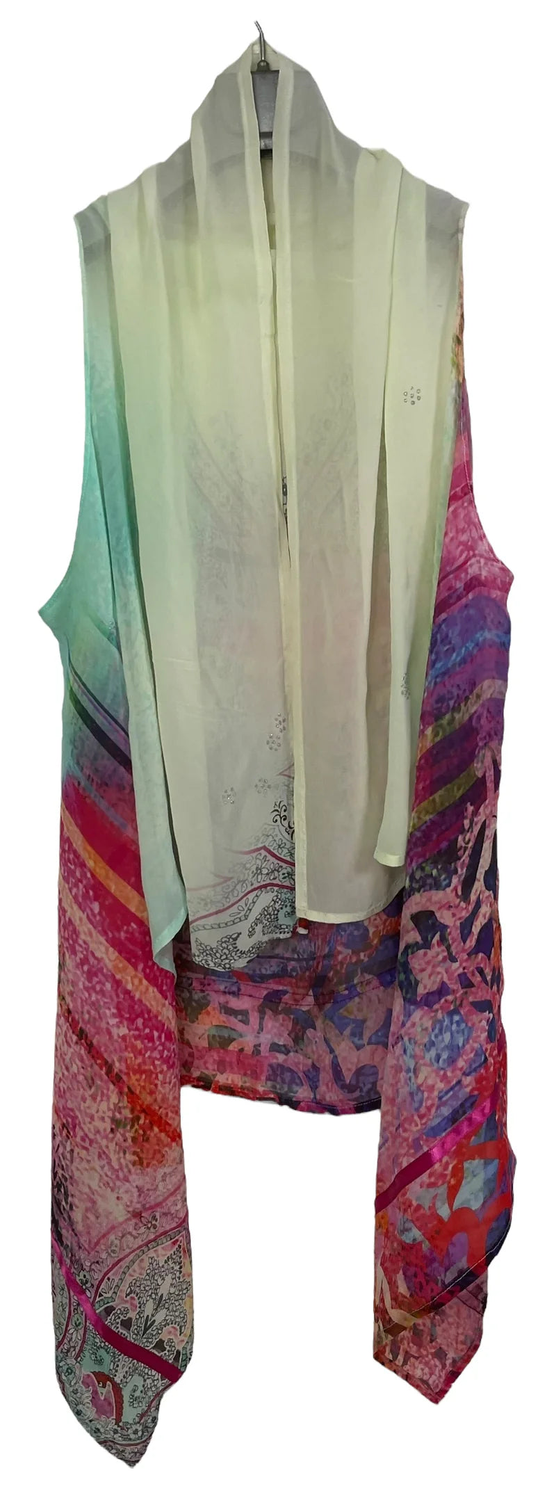 SHEER SILK VESATILE VEST
