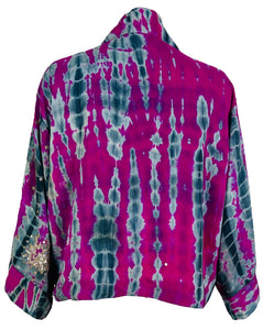 sariKNOTsari  PRC7372 Avatar Reversible Pure Silk Jiva Jacket