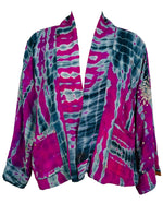 Load image into Gallery viewer, sariKNOTsari  PRC7372 Avatar Reversible Pure Silk Jiva Jacket
