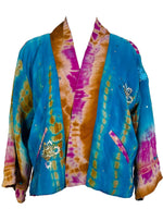 Load image into Gallery viewer, sariKNOTsari  PRC7372 Avatar Reversible Pure Silk Jiva Jacket

