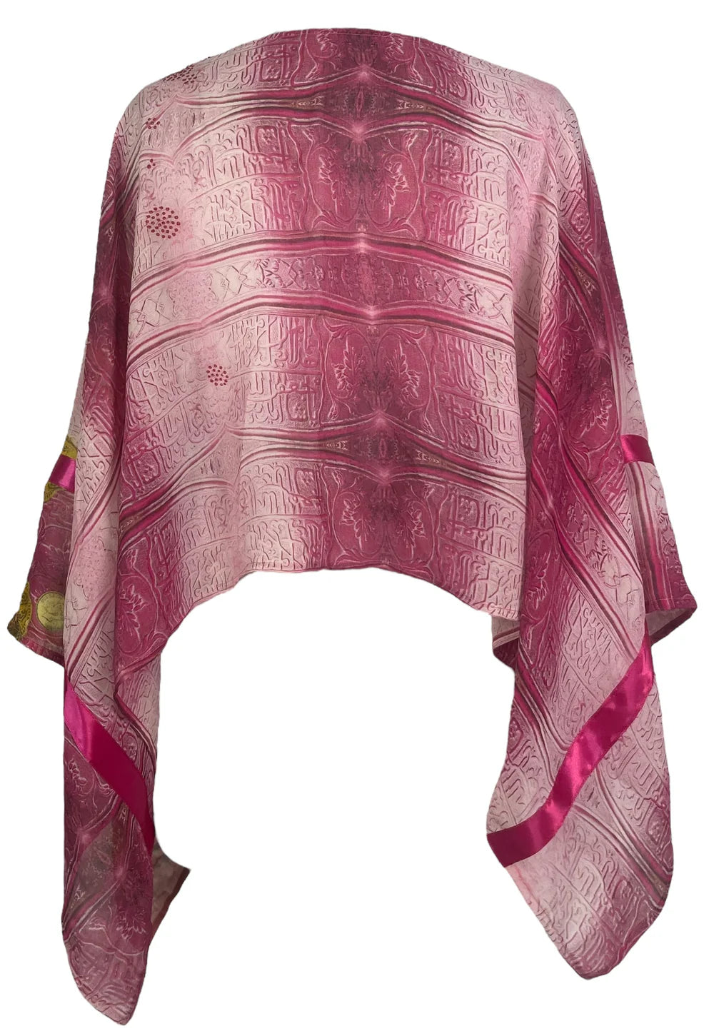 Coin Sheer Pure Silk Capelet Poncho
