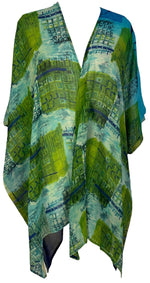 Load image into Gallery viewer, sariKNOTsari  PRG6848 Sheer Avatar Pure Silk Cardigan
