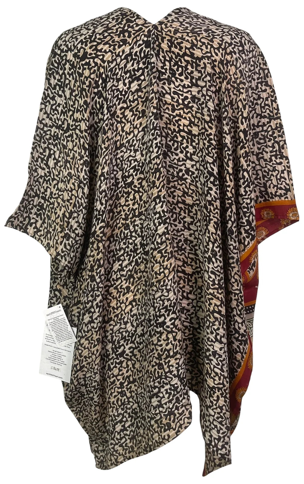 Rome sunflower silk cardigan