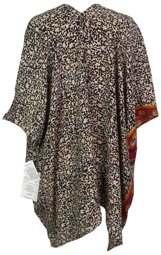 Rome sunflower silk cardigan