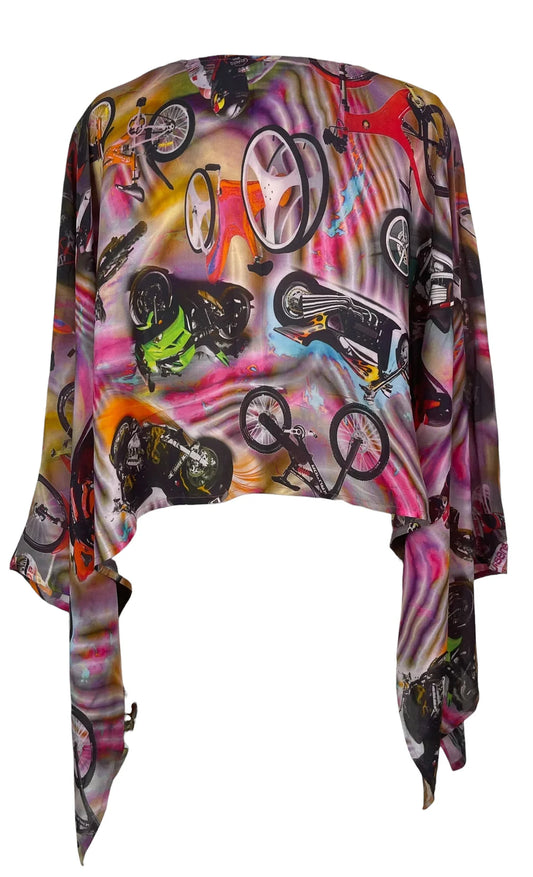 Need For Speed Pure Silk Capelet Poncho
