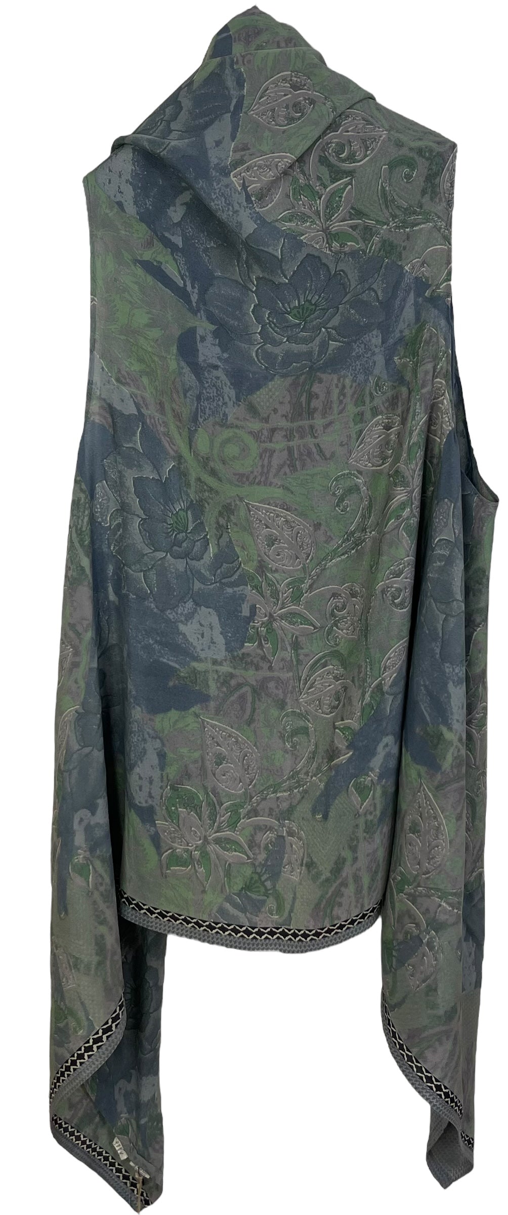 sariKNOTsari  PRC6883 Avatar Pure Silk Versatile Vest