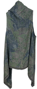 sariKNOTsari  PRC6883 Avatar Pure Silk Versatile Vest