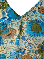 Load image into Gallery viewer, sariKNOTsari  PRG6844 Sheer Avatar Pure Silk Waterfall Top
