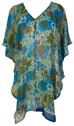 Load image into Gallery viewer, sariKNOTsari  PRG6844 Sheer Avatar Pure Silk Waterfall Top

