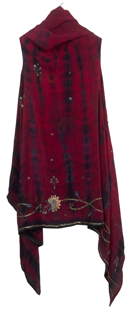 Embroidery silk versatile vest
