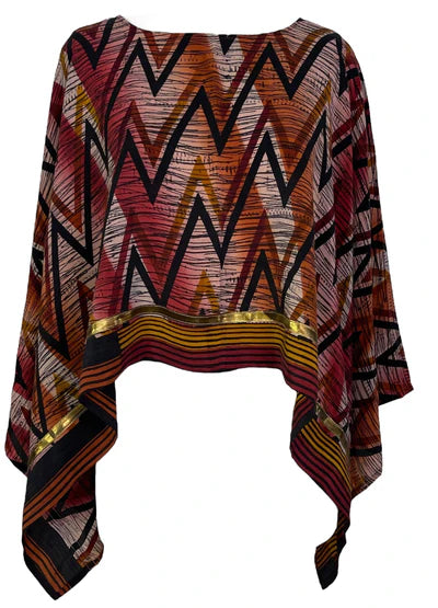 SILK CAPELET PONCHO