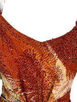 Load image into Gallery viewer, sariKNOTsari  PRC7248 Avatar Pure Silk Maxi Dress with Belt

