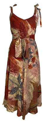 Load image into Gallery viewer, sariKNOTsari  PRC7248 Avatar Pure Silk Maxi Dress with Belt
