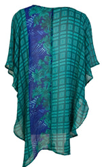 Load image into Gallery viewer, sariKNOTsari  PRG7046 Sheer Sheer Avatar Pure Silk Waterfall Top
