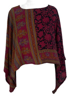 Load image into Gallery viewer, sariKNOTsari  PRC6709 Avatar Pure Silk Kimono-Sleeved Top
