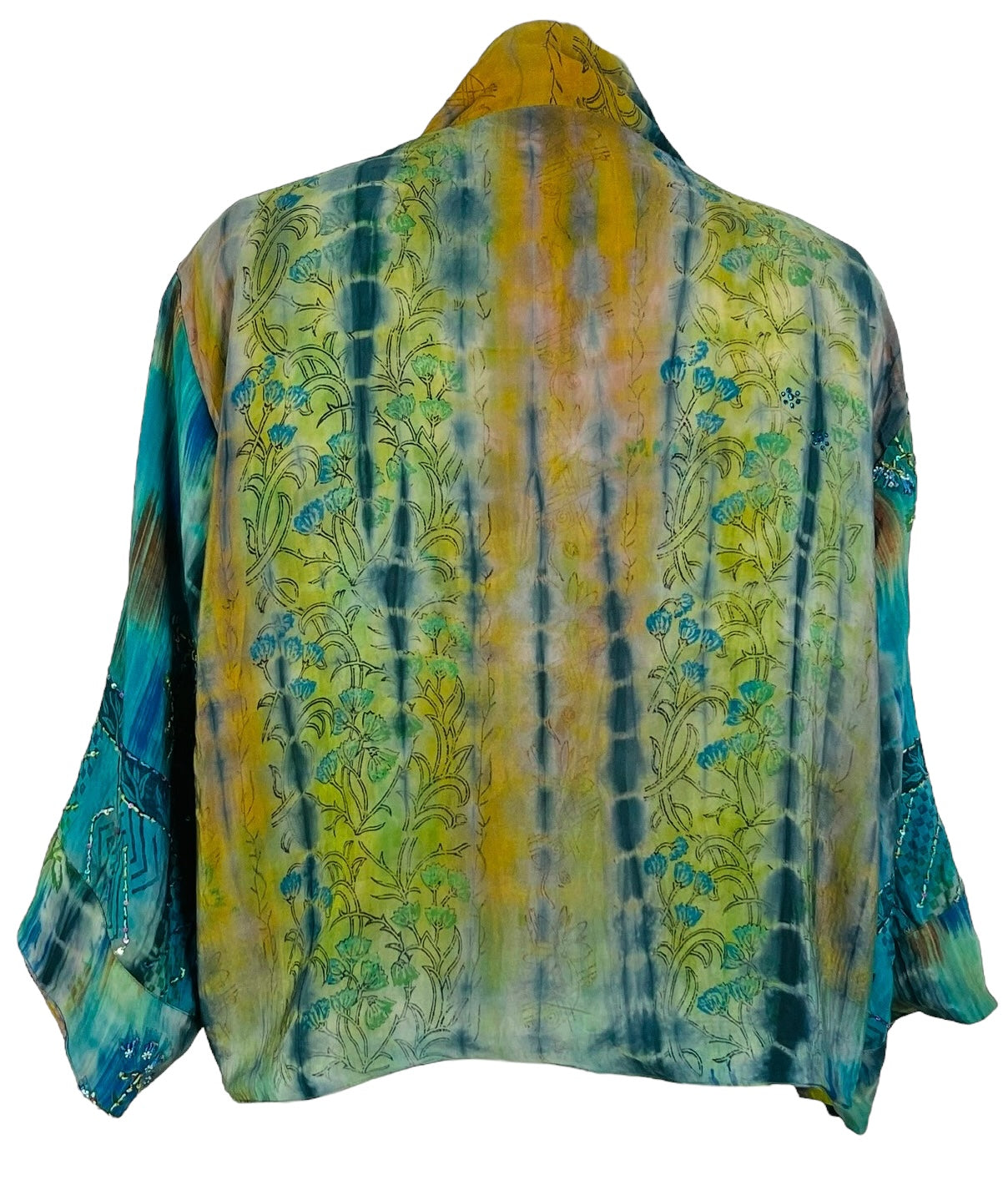 sariKNOTsari  PRC7375 Avatar Reversible Pure Silk Jiva Jacket