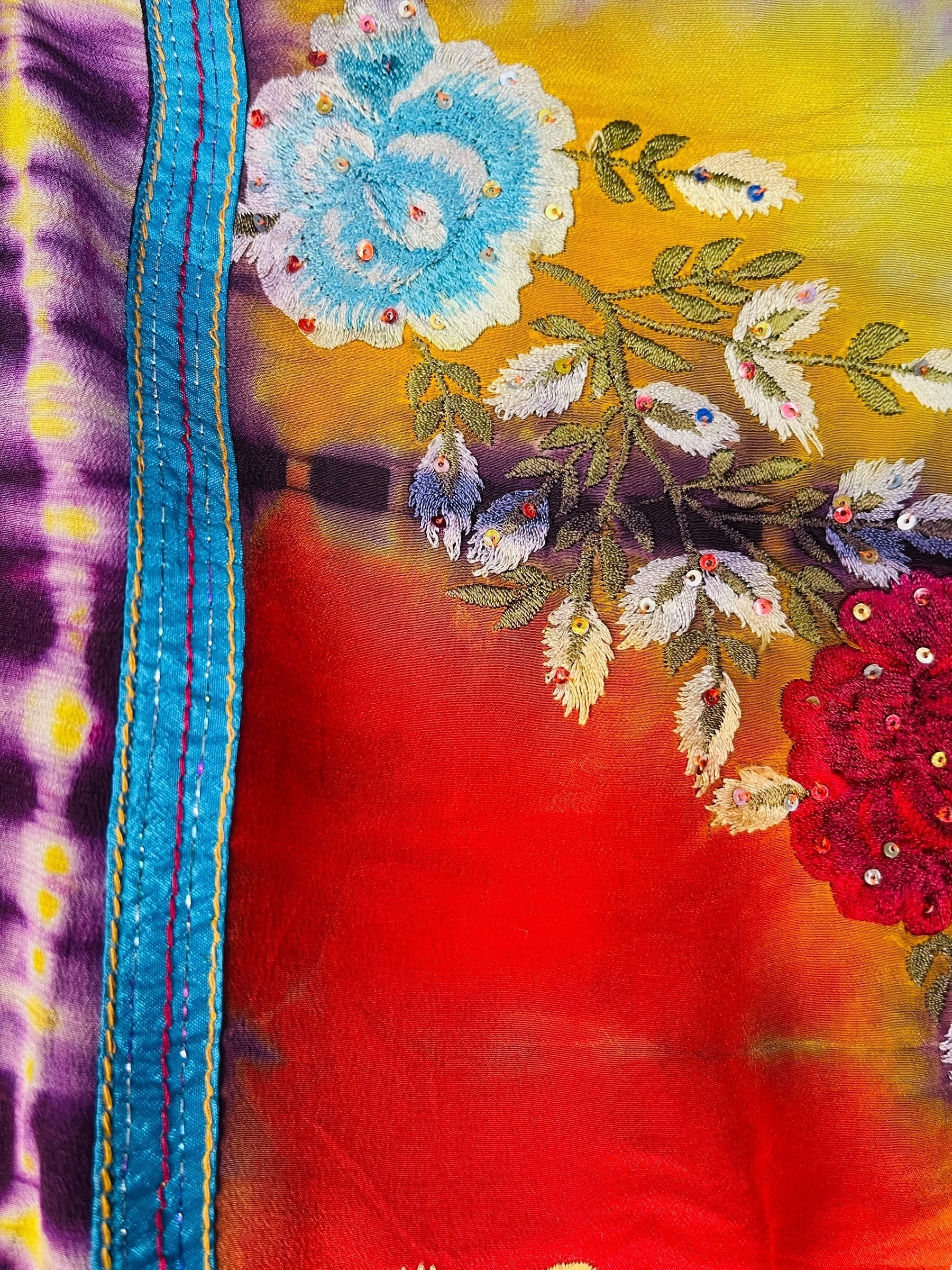 sariKNOTsari  PRC7375 Avatar Reversible Pure Silk Jiva Jacket