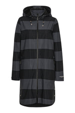 Load image into Gallery viewer, ILSE JACOBSEN - STRIPE RAINCOAT
