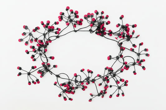 Mini Dot Repurposed & Recycled Car Tyre Rubber Necklace - Suttles & Seawinds