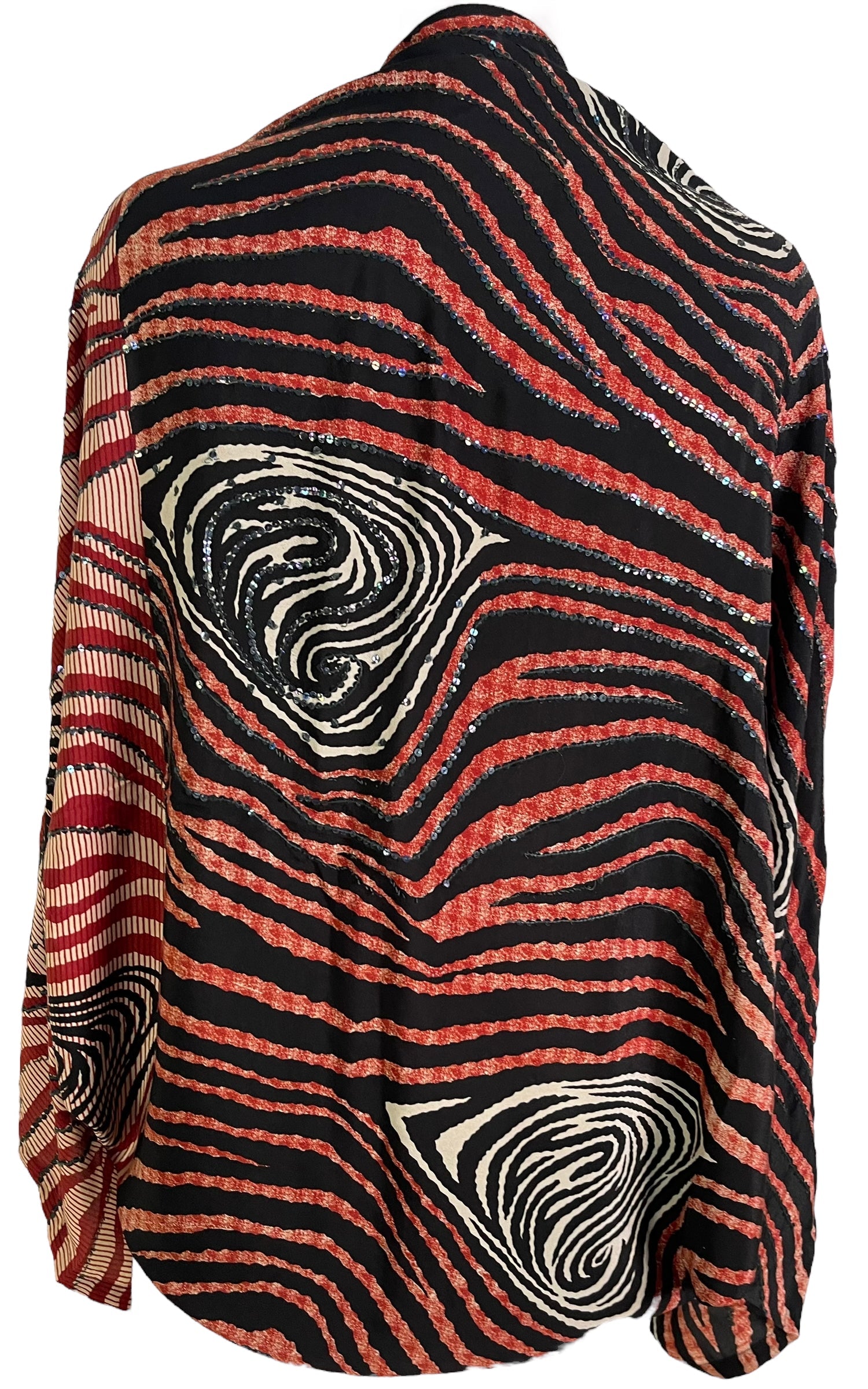 sariKNOTsari  PRC6467 Avatar Pure Silk Shrug