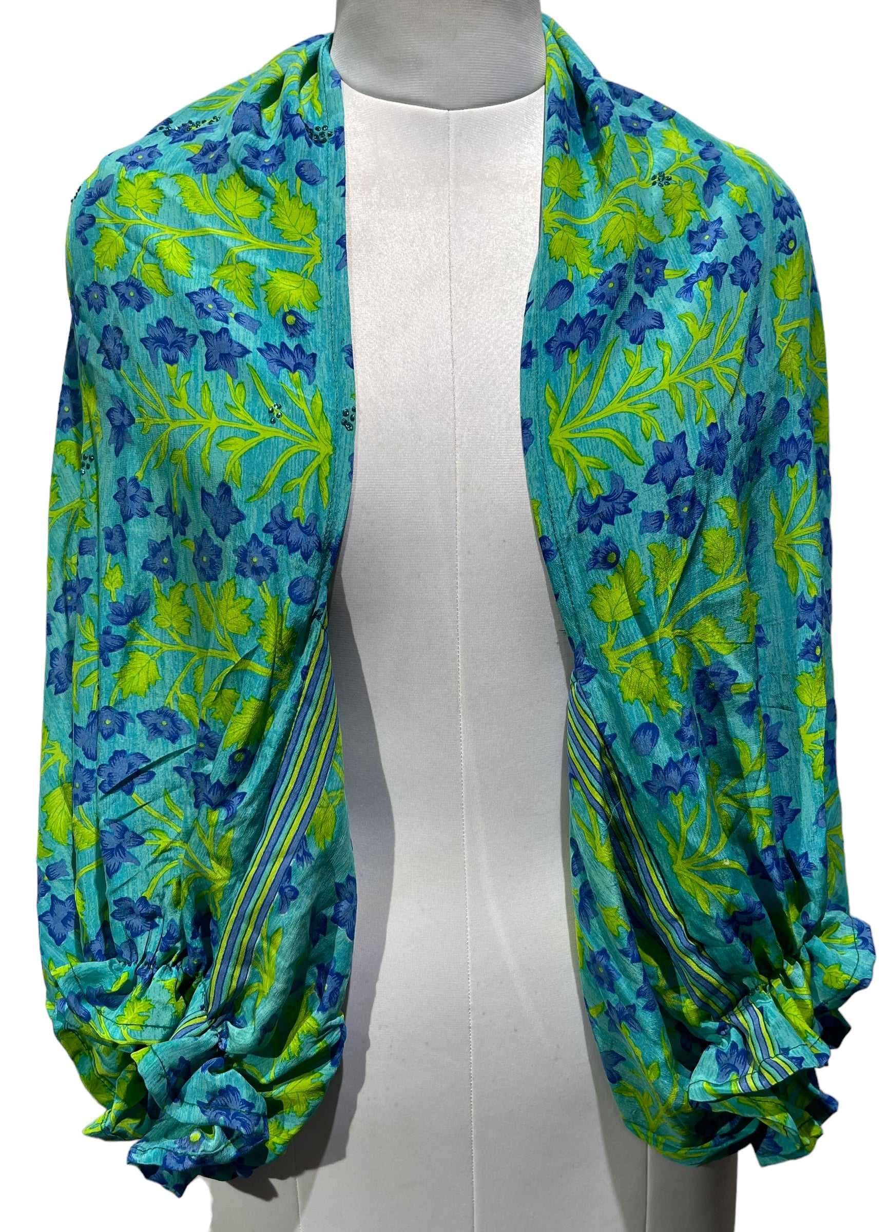 sariKNOTsari  PRC4819 Avatar Pure Silk Bolero